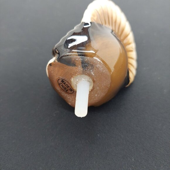 Nora Fleming Gobble turkey Ceramic Thanksgiving Serving Tray Charm Decor Fall - Picture 4 of 4